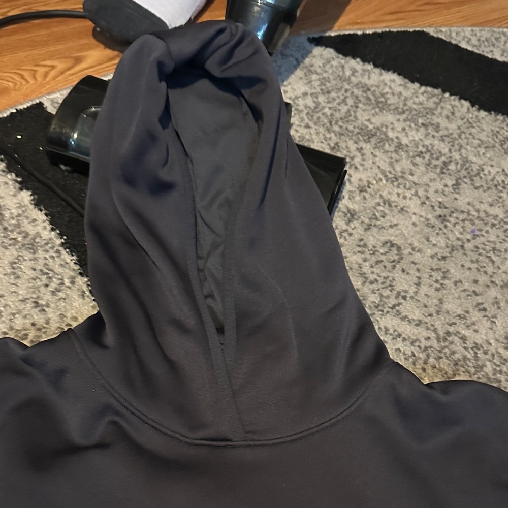 Under Armour Black Hoodie with White Logo